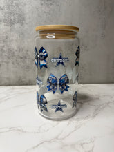 Load image into Gallery viewer, Dallas Cowboys 16oz Glass Can