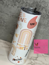 Load image into Gallery viewer, Know Your Worth Affirmation Tumbler
