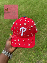 Load image into Gallery viewer, Phillies Rhinestone SnapBack Hat

