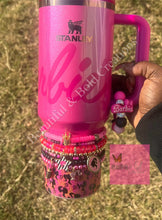 Load image into Gallery viewer, Malibu pink girl Stanley tumbler bracelet accessories
