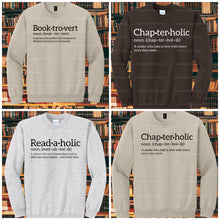 Load image into Gallery viewer, Book Lover Sweatshirts | Unisex Bookish Crewnecks &amp; Reader Gifts

