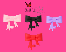Load image into Gallery viewer, Cutesy Bow Silicone Stanley Tumbler Straw Cover
