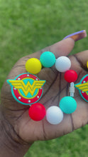 Load and play video in Gallery viewer, Wonder Woman Superhero Stanley Tumbler Cup Charm
