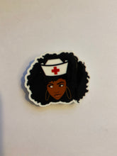 Load image into Gallery viewer, Black Nurse Shoe Charm
