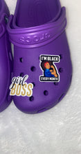 Load image into Gallery viewer, I’m Black Every Month Shoe Charm
