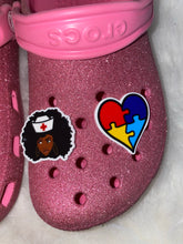 Load image into Gallery viewer, Black Nurse Shoe Charm
